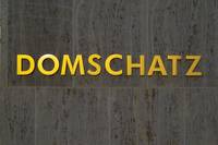 Schriftzug am Neubau - Bildrechte: Dom und Domschatzverwaltung