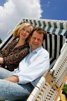 Moderatoren Gesine Stahl und Andreas Mann