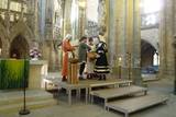 Marktszene der Theatergruppe des Gymnasiums Martineum