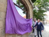 Die Feuerskulptur wurde vergangenen Freitag durch Andreas Henke und Herrn Dr. Aedtner an ihrem neuen Standort enthüllt