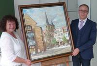 Gemälde von Waldemar Plaisant für die Stadt Halberstadt