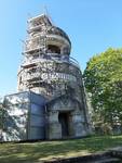 Bismarckturm ist eingerüstet