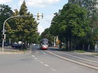 Straßenbahn in der Spiegelstraße