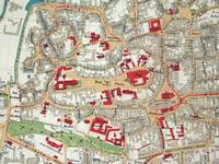Ausschnitt aus dem großformatigen Stadtplan Halberstadts von 1933, ab sofort als Nachdruck zu erwerben
