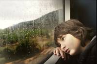 Trauriger Junge