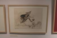 Kugelritt, 1940/ Lavierte Tuschzeichnung von Otto Schubert (1892-1979)