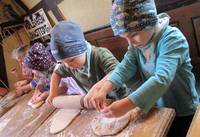 Gemeinsames Pizzabacken der Waldfüchse