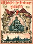 800 Jahr Feier des Reichstages zu Halberstadt am Harz Belehnung Albrechts des Bären mit der Nordmark