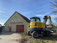 Ansicht des Feuerwehrgerätehauses in Aspenstedt