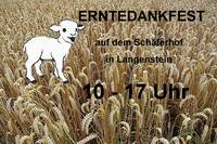 Traditionellen Erntedankmarkt in Langenstein