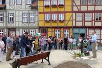 OB Henke übergibt sechs Bürgergärten in der Altstadt  eine Gartenparzelle sucht noch einen Pächter