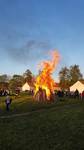 Siedlerfeuer in der Sargstedter Siedlung am 2. Oktober 2023