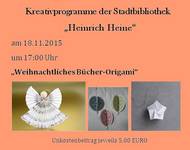 Weihnachtliches Bücher-Origami