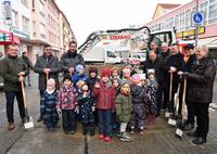Spatenstich zum Umbau des Breiten Weges in Halberstadt