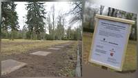 Würdige Verlegung von Grabplatten auf dem Halberstädter Militärfriedhof