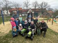 Traktoren für die Kita Spatzennest in Aspenstedt