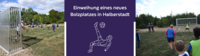 Einweihung eines neues Bolzplatzes in Halberstadt