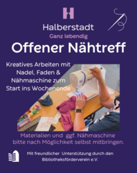 Nähtreff Entspannt ins Wochenende nähen - Offener Nähtreff für jeden