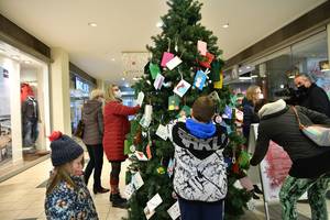 Wunschweihnachtsbaum der Stadt Halberstadt 2021 [(c) Stadt Halberstadt, Pressestelle]