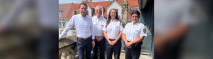 Neue Regionalbereichsbeamte nehmen Arbeit in Halberstadt auf ©Stadt Galberstadt/ Amondin Gather