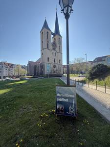 2026-05-24-Halberstadt-Blick-auf-die-Martini-T&uuml;rme &copy;Städtisches Museum