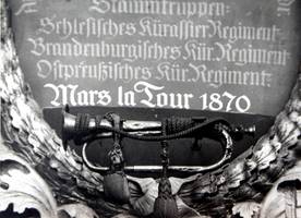 Tafel und Trompete von Mars la Tour in der ehemaligen Paulskirche Tafel und Trompete von Mars la Tour in der ehemaligen Paulskirche
