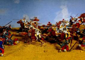 Detail Zinnfigurendiorama „Todesritt von Mars-la-Tour“ © Städtisches Museum Halberstadt