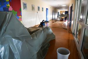 Havarie in der Goethe-Grundschule [(c): Stadtmarketing/Öffentlichkeitsarbeit]