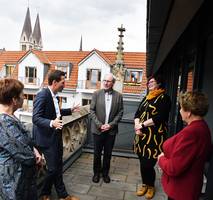 Tschechischer Universitätsbesuch zu Gast im Rathaus Tschechischer Universitätsbesuch zu Gast im Rathaus