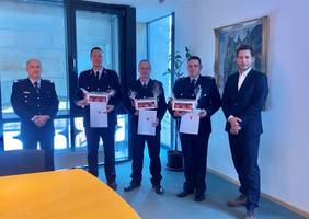 Drei Feuerwehrkameraden erhielten Ernennungsurkunden