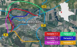 Landesstraßenbaubehörde informiert über Planungsstand der künftigen B 81-Ortsumfahrung Halberstadt Landesstraßenbaubehörde informiert über Planungsstand der künftigen B 81-Ortsumfahrung Halberstadt