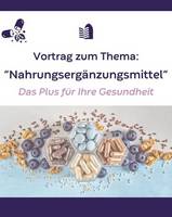 Vortrag Nahrungsergänzungsmittel