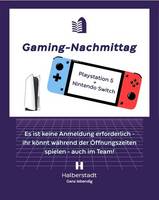 Gaming Nachmittag - mit Playstation 5 & Nintendo Switch