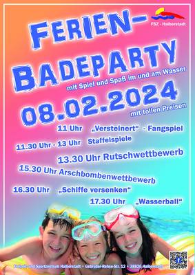 Plakat Badeparty 08.02.2024 Details