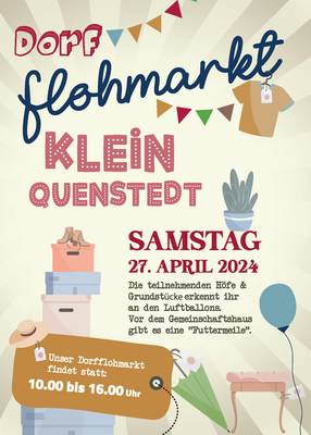 Dorfflohmarkt KleinQuenstedt