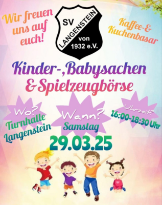 Kinder-, Babysachen & Spielzeugbörse Spielzeugbörse