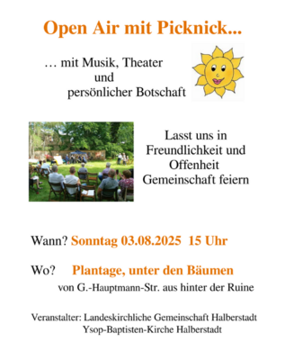 Open Air mit Picknick VA