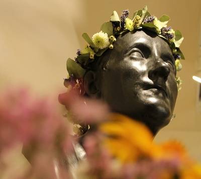 Klopstocks Büste, Klopstock-Museum Quedlinburg Klopstocks Geburtstag am 2.7.25