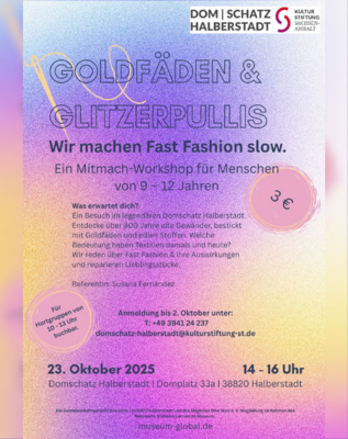 Goldfäden & Glitzerpullis. Wir machen Fast Fashion slow. Goldfäden & Glizerpullis