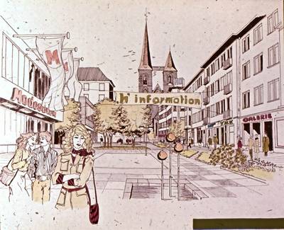 Entwurf zur Umgestaltung des Breiten Wegs zur Fußgängerzone, 1976 Bilderreise04