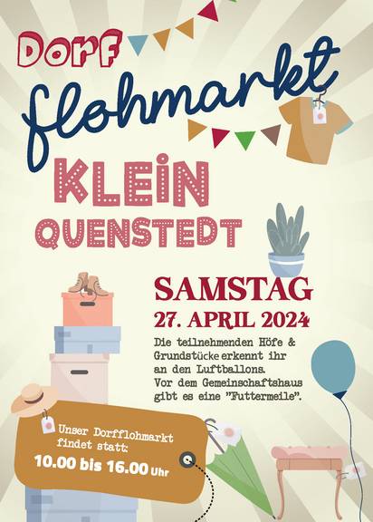 Dorfflohmarkt KleinQuenstedt