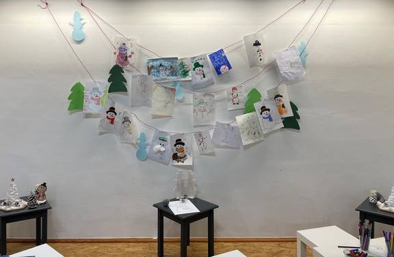 2026 01 22 verschiedene Kunstwerke des Malwettbewerbes