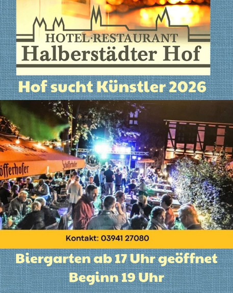 VA Hof sucht Künstler 2026