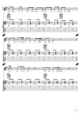 02 1 Noten komplett für Melodie und Gitarre   Der Halberstädter Weihnachtsbaum Seite 02