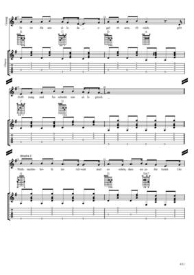 Der Halberstädter Weihnachtsbaum - Seite 4 02 1 Noten komplett für Melodie und Gitarre   Der Halberstädter Weihnachtsbaum Seite 04