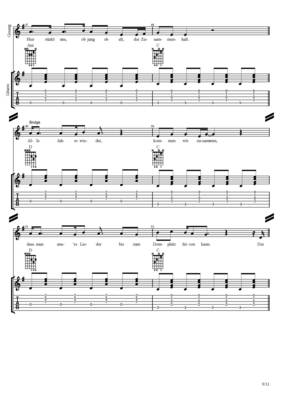 Der Halberstädter Weihnachtsbaum - Seite 9 02 1 Noten komplett für Melodie und Gitarre   Der Halberstädter Weihnachtsbaum Seite 09