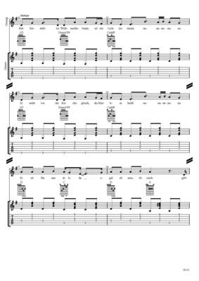 Der Halberstädter Weihnachtsbaum - Seite 10 02 1 Noten komplett für Melodie und Gitarre   Der Halberstädter Weihnachtsbaum Seite 10