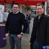 Informationsstand zur Neugestaltung des Breiten Wegs