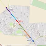 Gesamtübersicht Geh- und Radweg Sargstedter Weg [(c) Karte Open Street Map]