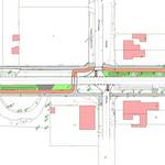 4. Plan Geh-/Radweg Sargstedter Weg: Abschnitt Kreuzungsbereich NW-10-Straße/Lilienweg [(c) Stadt Halberstadt]